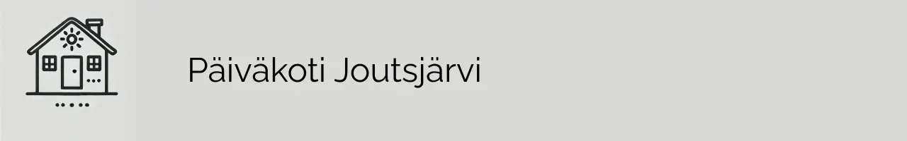 Päiväkoti Joutsjärvi